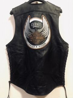 Жилет “Harley-Devidson”(кожа,оригинал,новый)