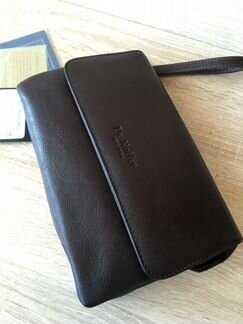 Мужской клатч визитка из натуральной кожи