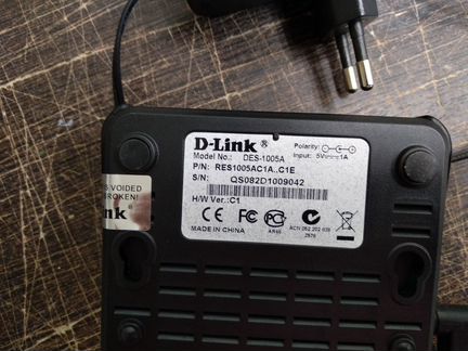 Роутер D-Link DES-1005A