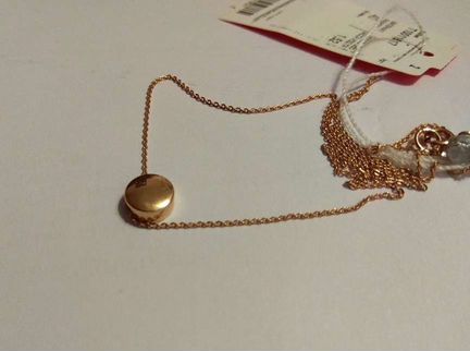 Золотое колье новое