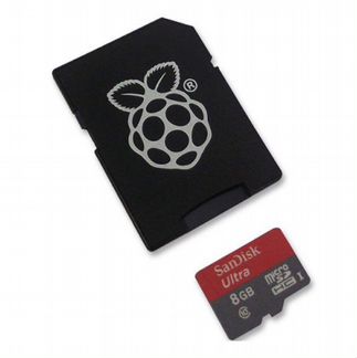 16GB MicroSD card для Raspberry Pi с предустановле