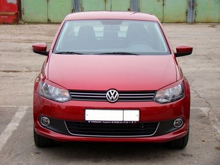 Реснички на передние фары Volkswagen Polo