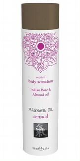 Массажное масло с ароматом индийской розы с добавл