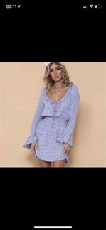 Платье в горошек