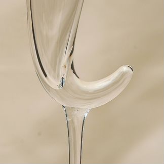 Пара Коллекционных Авторских Стеклянных Фужеров