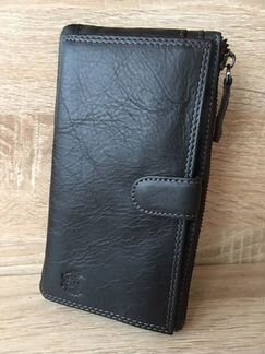 Клатч портмоне из натуральной кожи