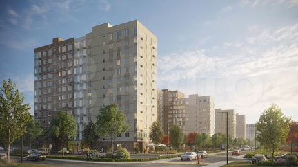 1-к квартира, 36.6 м², 10/13 эт.