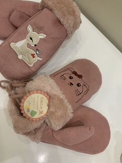 Варежки новые Зима 6-8-10 лет