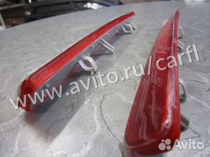 Катафоты в задний бампер range rover sport