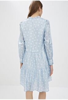 Платье голубое со звездами