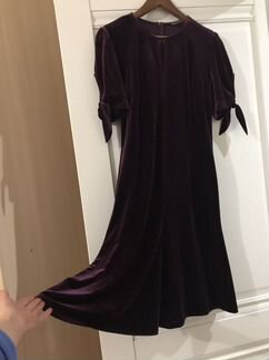 Платье вечернее бархатное