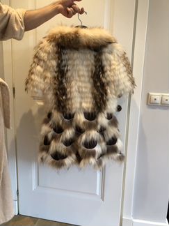 Жилетка из лисы S, M