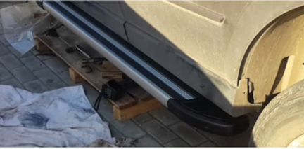 Пороги / подножки для honda pilot (2008)