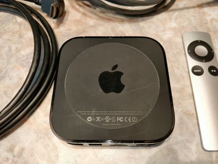 Тв приставка Apple TV 3 (A1469), с пультом,рабочая