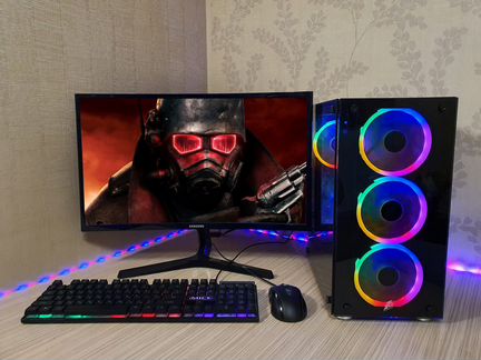 Игровой пк Ryzen 5 260016гбssd 120 GTX 1060 3gb