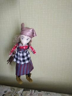 Текстильная кукла Баба-Яга ручной работы