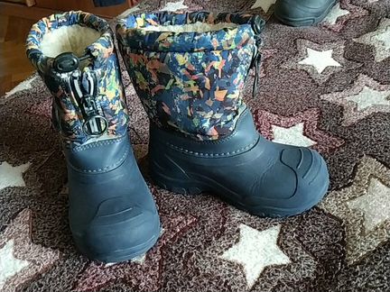 Сапоги резиновые утеплённые, дутики