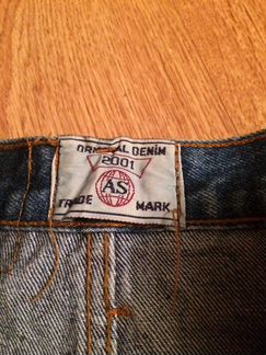 Винтажная джинсовая юбка