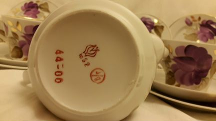 Сервиз чайный, СССР, завод Пролетарий, 21 предмет