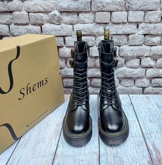 Кожаные зимние ботинки dr.martens (36-40)