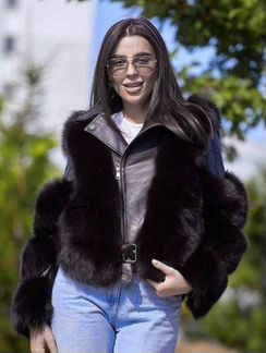 Косуха с мехом песца