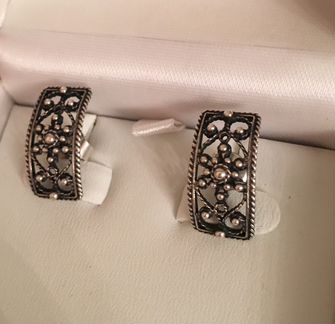 Серьги 875 пробы