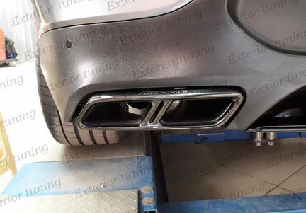 Насадки 63s AMG Mercedes GLC Coupe черные