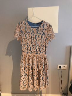 Платье бежевое мини Lusio