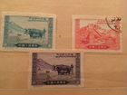 Марки 1960 г. Тибет. 3 гашёных марки