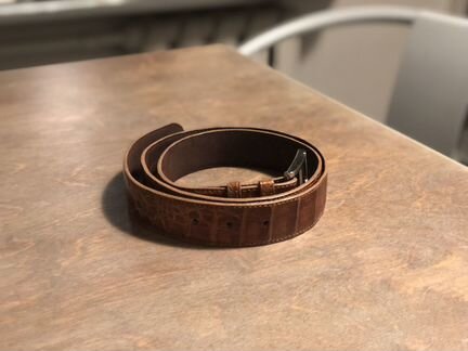 Ремень из крокодиловой кожи