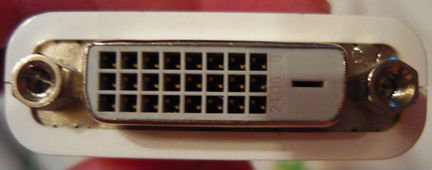 Кабель переходник адаптер Apple Mini DVI-DVI