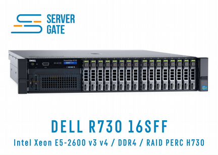 Сервер dell R730 16SFF 2 x E5-2660v3 512 GB