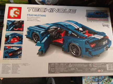 Машинка Лего Mustang инерционная