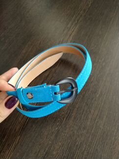 Ремень тонкий кожаный