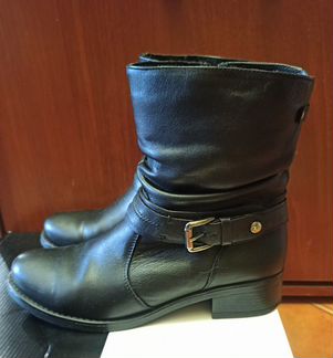 Ботинки кожаные