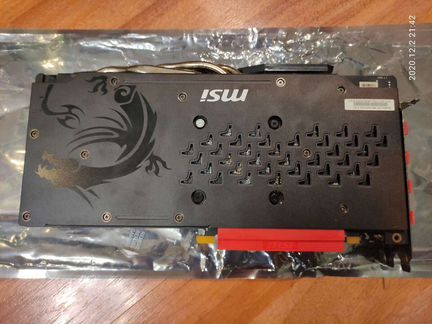 Видеокарта Msi Gaming X RX 480 8gb на запчасти