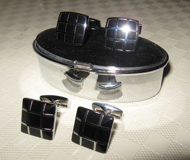 Запонки мужские. Новые