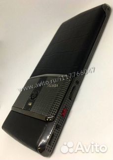 Vertu Signature Touch Black De Paris Аллигатор