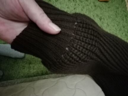 Платье вязаное оверсайс 42-46р