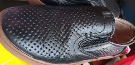 Ботинки кожаные для мальчика