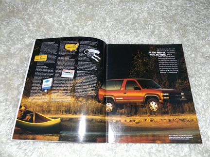 Chevrolet. Рекламный журнал Джипов 1994