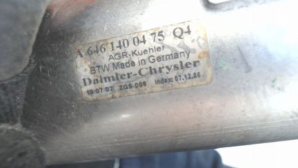 Охладитель отработанных газов Mercedes C W204, 200